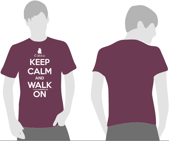 Maglietta per adulti: Keep Calm and Walk On