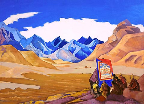 Nicholas Roerich - Banners of the Coming One