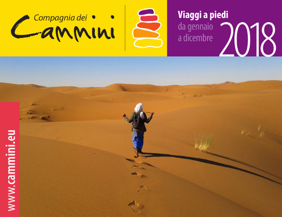 Catalogo cammini 2018: copertina