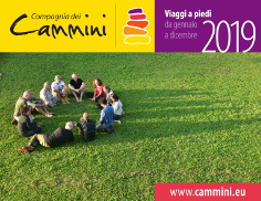 Copertina catalogo 2019 Compagnia dei Cammini