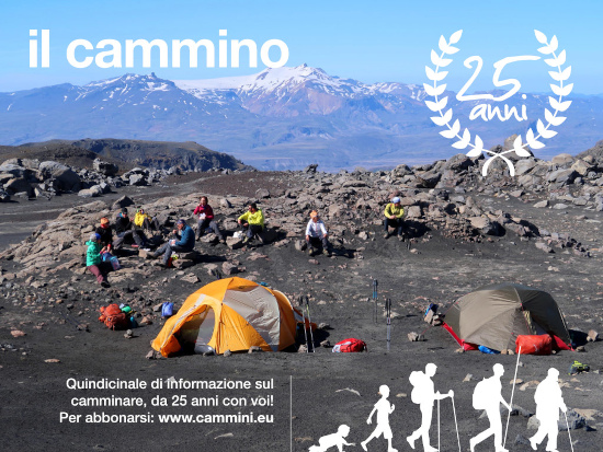 il cammino | 25 anni | Quindicinale di informazione sul camminare, da 25 anni con voi! Per abbonarsi: www.cammini.eu