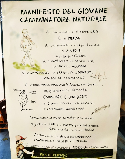 Manifesto del giovane camminatore naturale