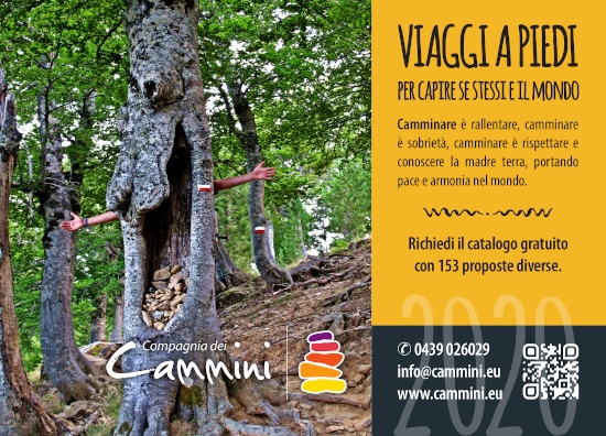 Viaggi a piedi per capire se stessi e il mondo. Camminare è rallentare, camminare è sobrietà, camminare è rispettare e conoscere la madre terra, portando pace e armonia nel mondo. Richiedi il catalogo gratuito con 153 proposte diverse. Compagnia dei Cammini