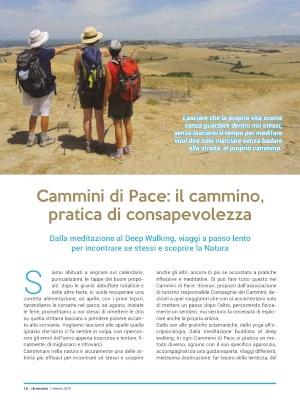 L'Aromatario. Cammini di Pace: il cammino, pratica di consapevolezza