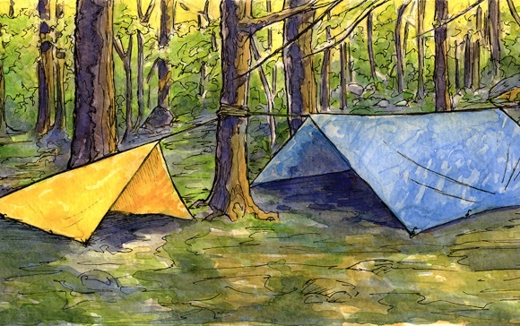 Tarp. Illustrazione di Rebecca M. Fullerton