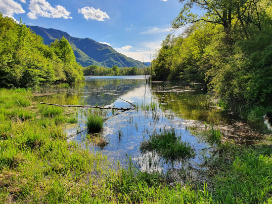 Cammino dei tre laghi: lago Gaiano