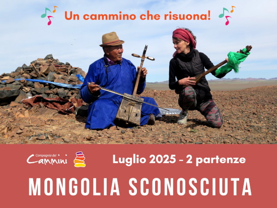 Mongolia sconosciuta | Luglio 2025 - 2 partenze | Un cammino che risuona!