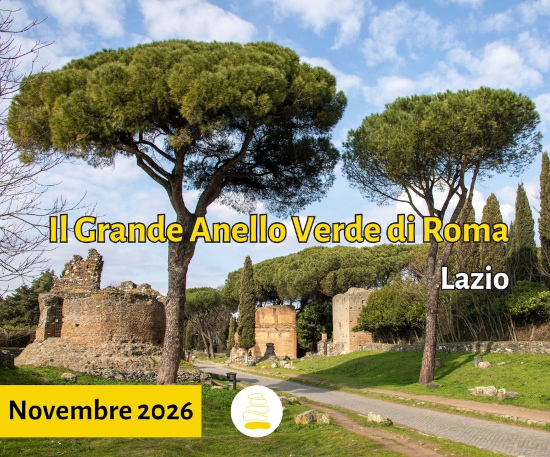 Il Grande Anello Verde di Roma • Lazio • Novembre 2026 • 1&nbsp;orma