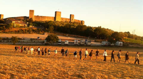 Camminata di deep walking condotta da Luca Gianotti - Monteriggioni, 16 giugno 2012, alba