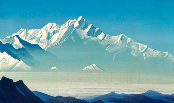 Nicholas Roerich - Monte dei Cinque Tesori (due mondi)