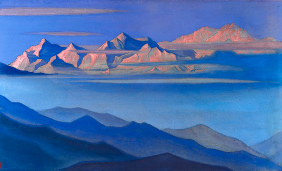 Nicholas Roerich, Kangchenjunga, 1944. Museo internazionale Roerich di Mosca