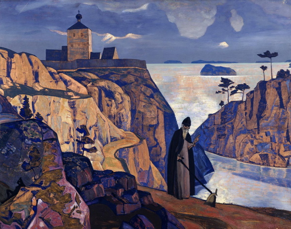 Nicholas Roerich, Lago sacro, 1917