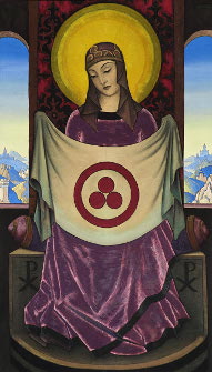 Nicholas Roerich - Madonna Oriflamma