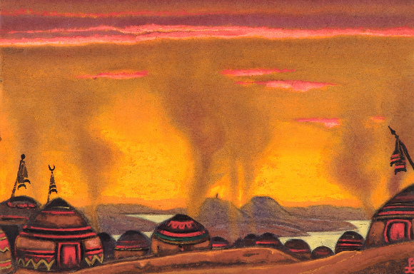 Nicholas Roerich - Polovtsian Camp