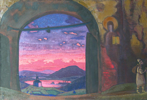 Nicholas Roerich - San Sergio, 1922