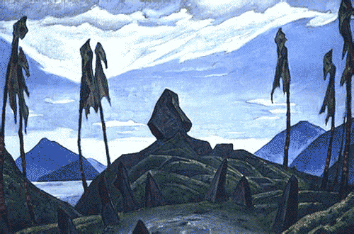 Nicholas Roerich, Il rito della Primavera, 1930, studio per l’opera di Igor Stravinsky La sagra della primavera