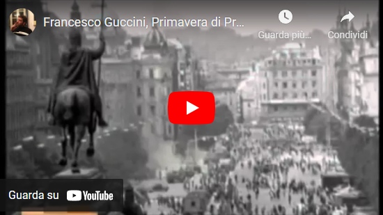 Video – Francesco Guccini, Primavera di Praga