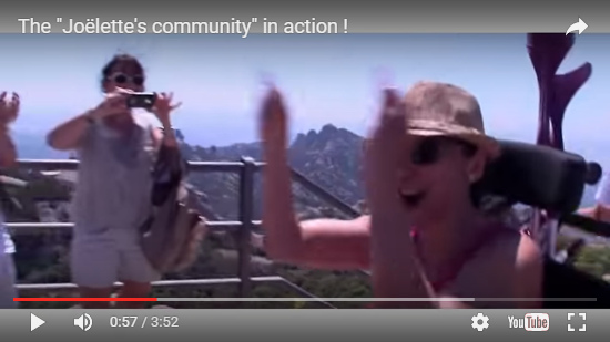 Video The Joëlette's community in action