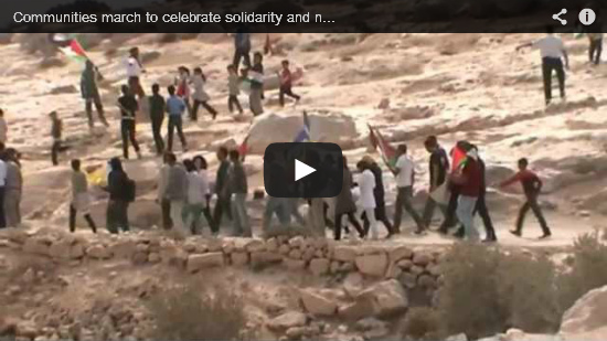 Video: marcia della pace nelle South Hebron Hills