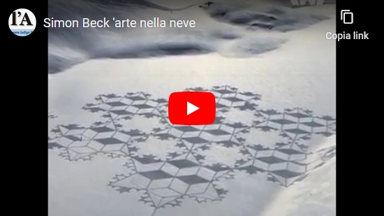 video Simon Beck: Arte nella neve