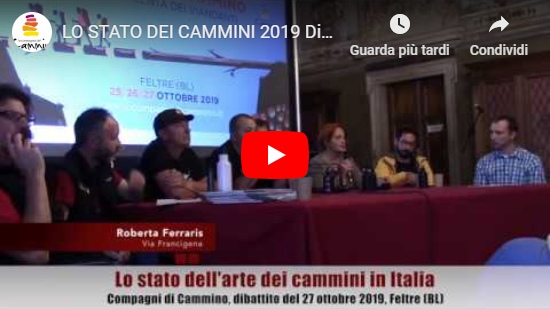 Video LO STATO DEI CAMMINI 2019 Dibattito integrale