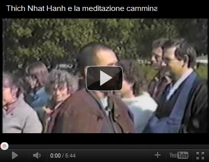 video Thich Nhat Hanh e la meditazione camminata